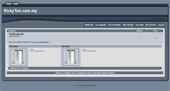 Desktop Screenshot of gallery.rickytan.com.my