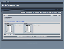Tablet Screenshot of gallery.rickytan.com.my